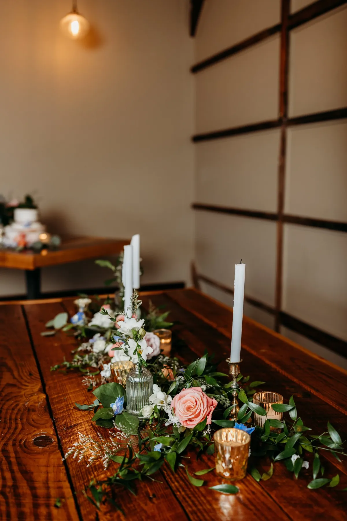 Floret — Heather Florals arrangement at Silver Run Chapel