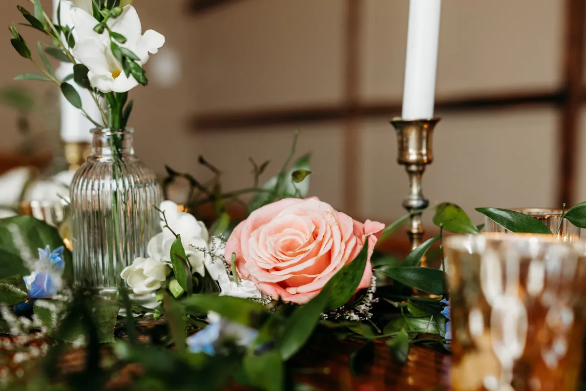 Floret — Heather Florals arrangement at Silver Run Chapel